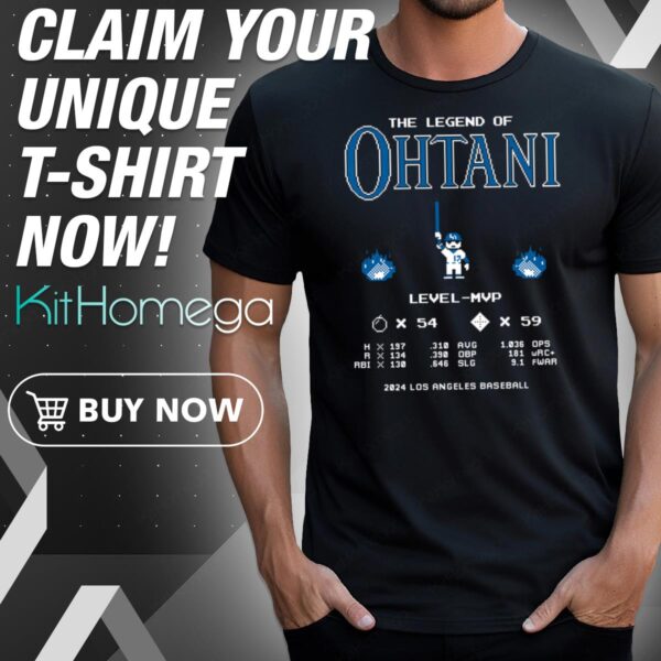 Rotowear The Legend Of Ohtani 2024 Shirt