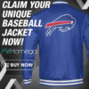 [Back] Daniel Ricciardo Buffalo Bills Ma 1 Full snap Baseball Jacket