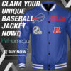 Daniel Ricciardo Buffalo Bills Ma-1 Full-snap Baseball Jacket