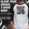 Kerry Slone Trump Dancing QR Code 3/4 Sleeve Raglan T-Shirt