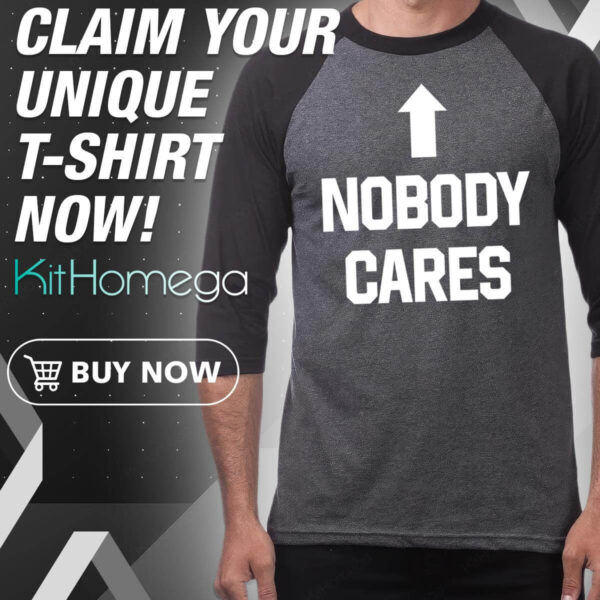 Serena Deeb wearing Nobody Cares 3/4 Sleeve Raglan T-Shirt