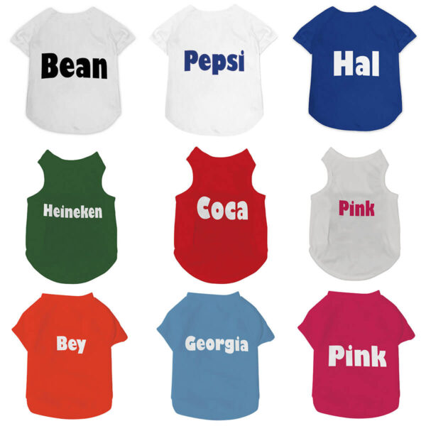 Custom Name Pet Jersey