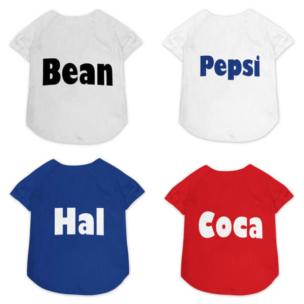 Custom Name Pet Baseball Jersey