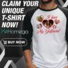 Aimee Lotus I Love My Girlfriend Raglan Jersey