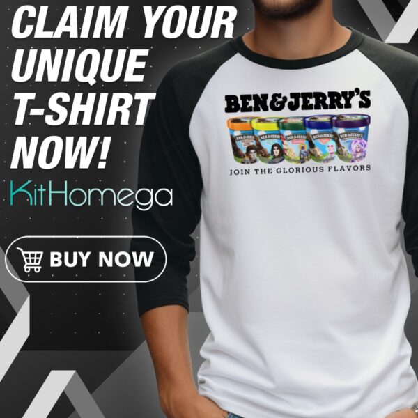 Ben & Jerry Viktor Arcan Join The Glorious Flavors Raglan Jersey