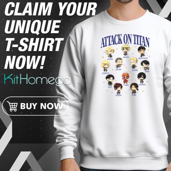 Chibi Attack On Titan Movie 2025 Sweatshirt