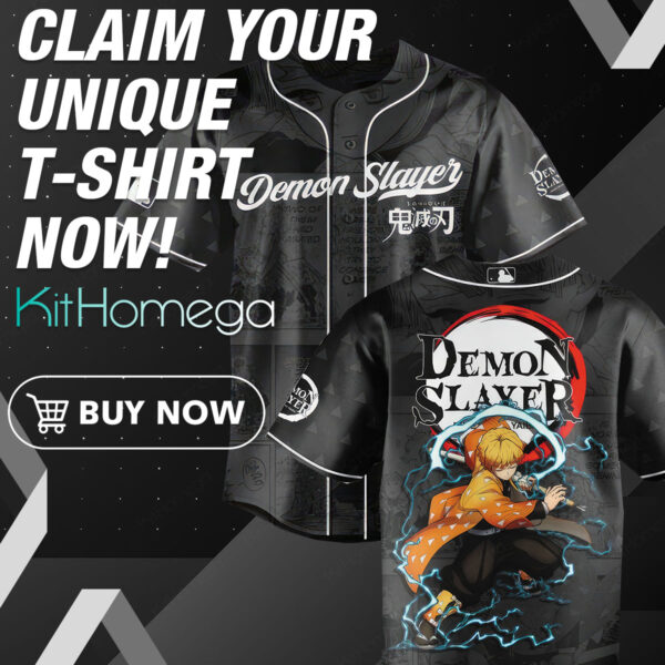 Agatsuma Zenitsu Demon Slayer Baseball Jersey