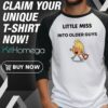 Awesome Little Miss Into Older Guys Raglan Jersey