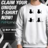 Black Cat Cute Oscars 2025 Sweatshirt