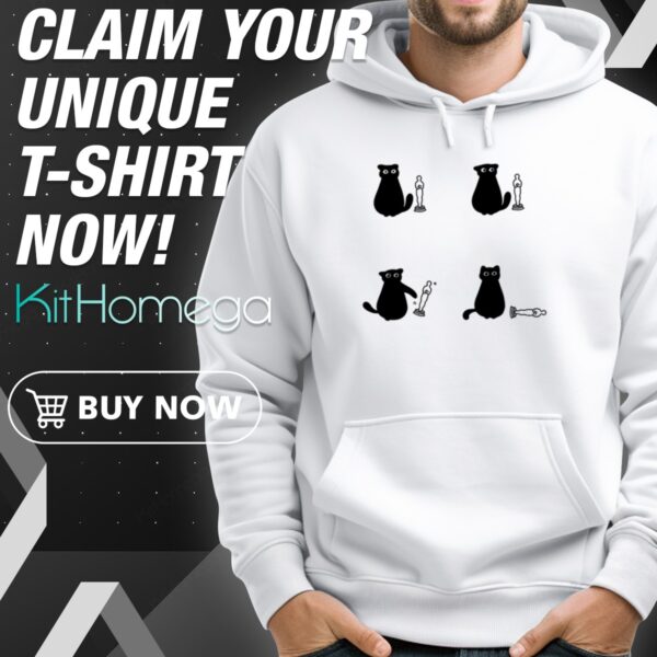 Black Cat Cute Oscars 2025 Hoodie