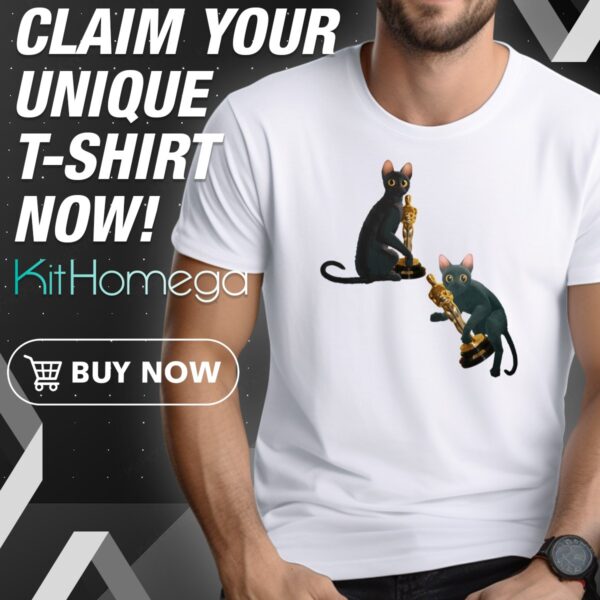 Black Cat Oscars 2025 Shirt