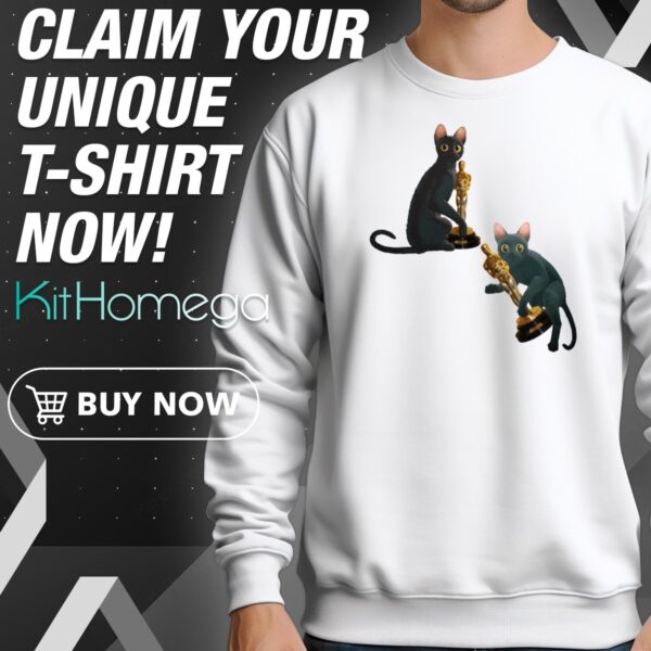 Black Cat Oscars 2025 Sweatshirt