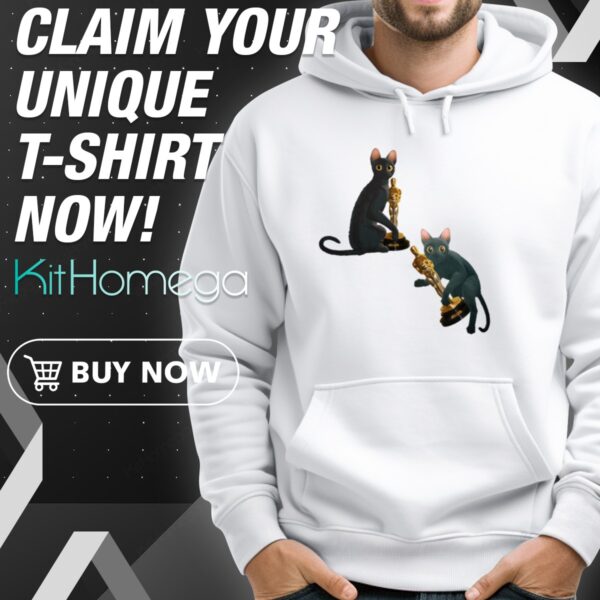 Black Cat Oscars 2025 Hoodie