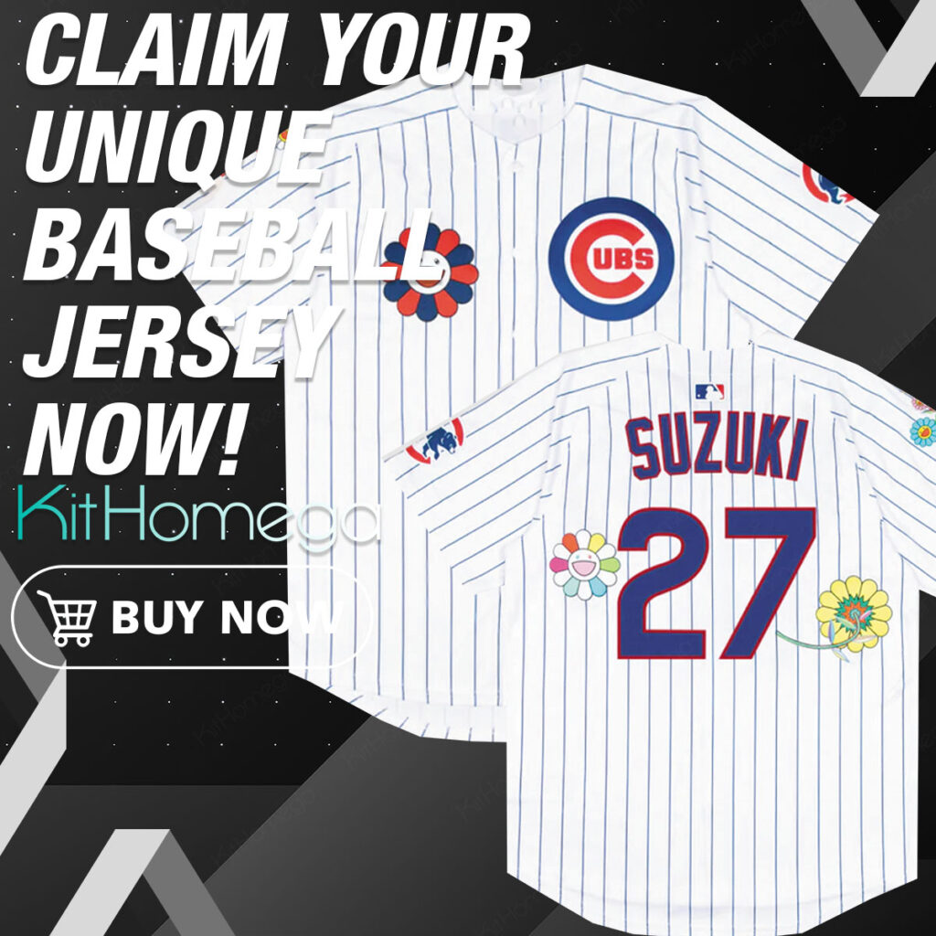Cubs Suzuki 27 World Tour Tokyo Series 2025 Baseball Jersey