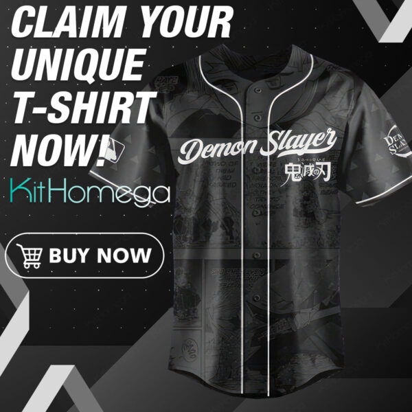 Front Agatsuma Zenitsu Demon Slayer Baseball Jersey