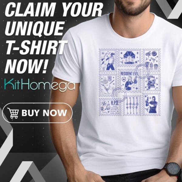 Resident Evil 4 Doodle Stamp Shirt