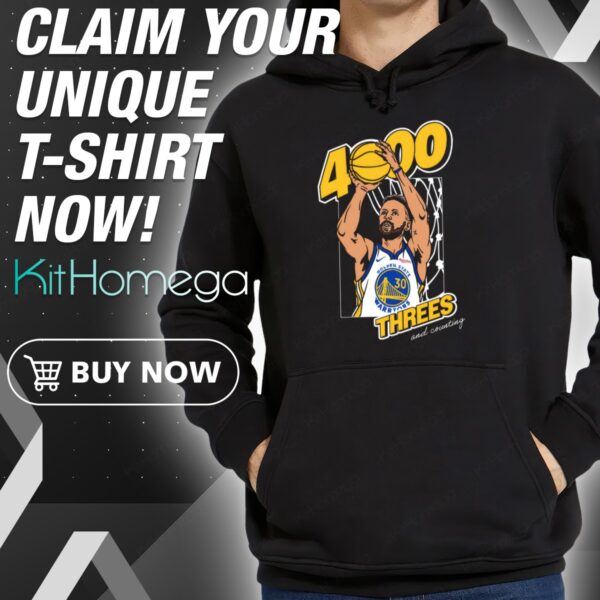 STEPH CURRY 4K 3PM & COUNTING Hoodie
