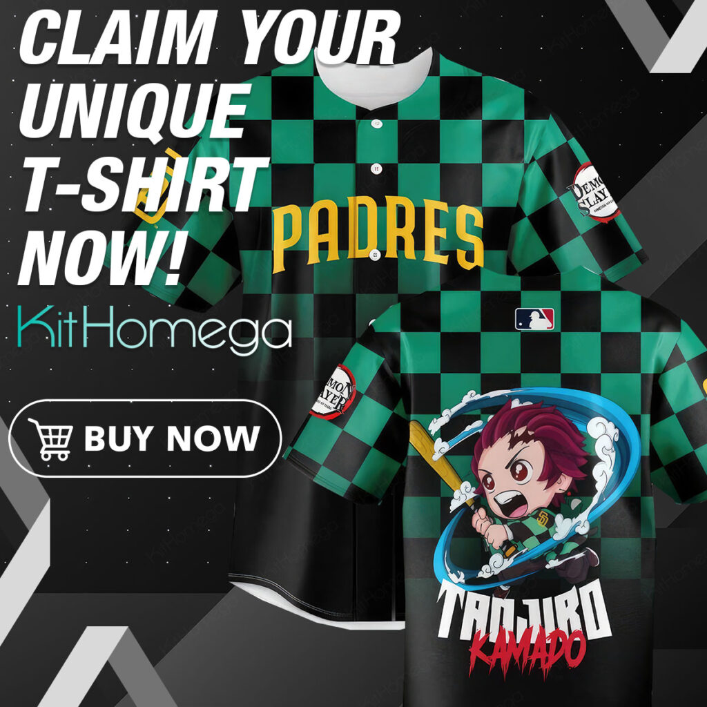 San Diego Padres x Tanjiro kamado Demon Slayer Baseball Jersey