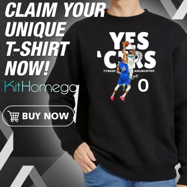 Tyrese Haliburton #'0 Last Shot Yes Cers Sweatshirt