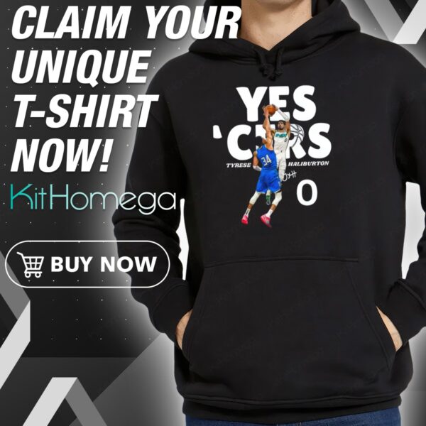 Tyrese Haliburton #'0 Last Shot Yes Cers Hoodie